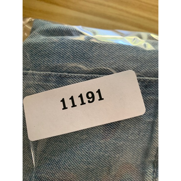 WeWoreWhat Jeans Womens 27 Blue High Rise Straight Leg Light Wash Denim Pants - Picture 10 of 10